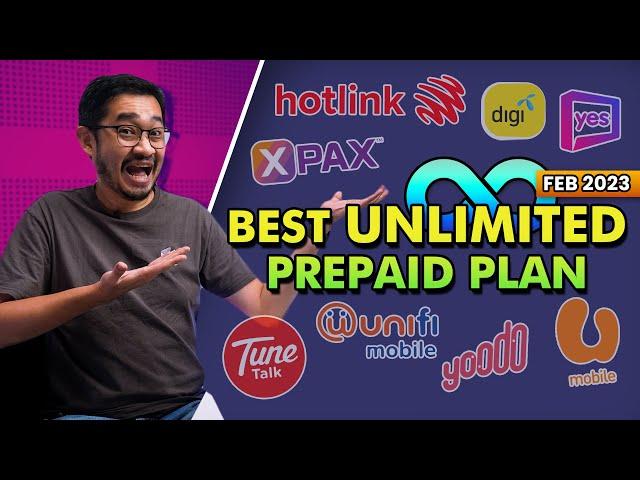 Best UNLIMITED Prepaid Plans in Malaysia for hotspot and streaming [Feb 2023]