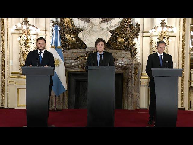 El Presidente Milei anuncia el Plan Nuclear Argentino