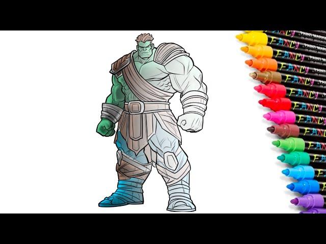 War HULK Coloring Pages | Marvel Hulk Coloring Book [NCS]