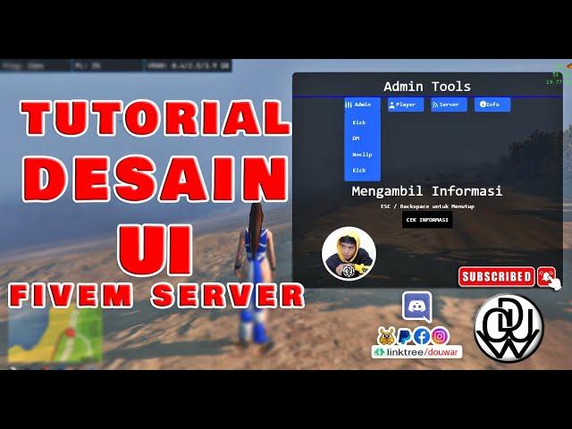 TUTORIAL DESAIN UI FIVEM SERVER PAKE INI ! ( REACTJS BOILERPLATE ) (VITEJS)