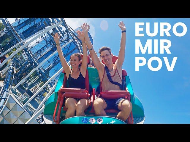 Euro Mir Front Row POV Europa Park Spinning Coaster with an EPIC SOUNDTRACK!