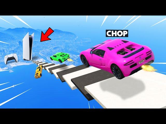 GTA 5 PS5 MEGA RAMP CHALLENGE WITH CHOP AND FROSTY