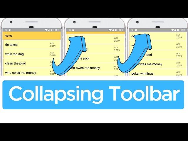 Collapsing Toolbar with RecyclerView