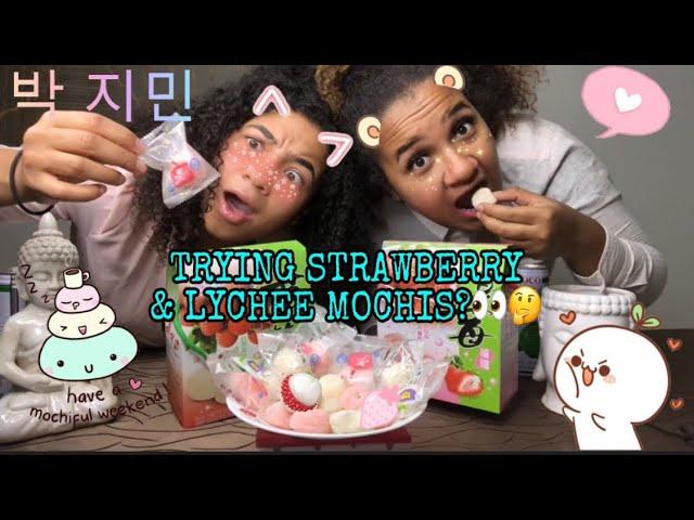 EATING STRAWBERRY & LYCHEE MOCHI? | 먹방 | EATING SOUNDS