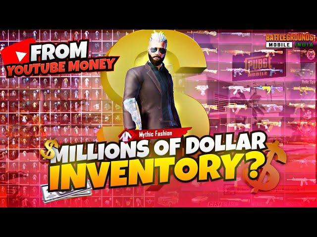 My BGMI Inventory  | Buy From Youtube Money? | 70+ Mythic Items 