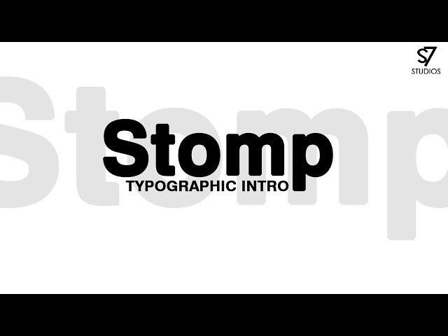 Rhythmic Typography | Download Free After Effects Template | S7 Studios