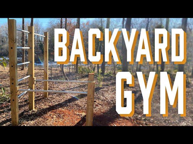 DIY Backyard Gym