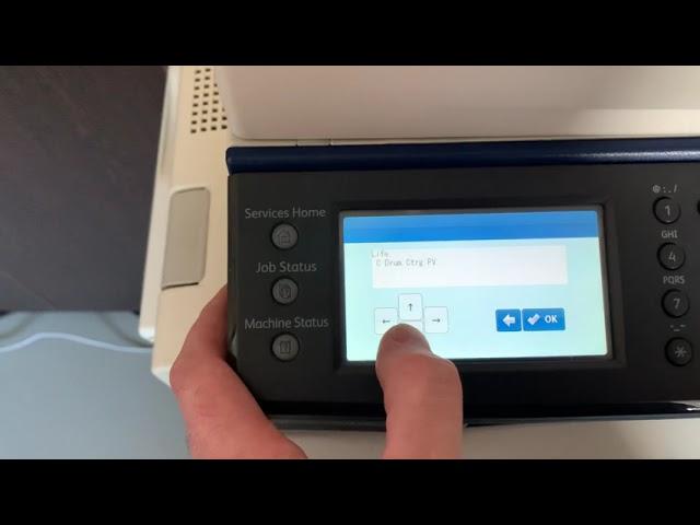 Xerox dc 2020 сброс ленты и печки. How to reset transfer belt.