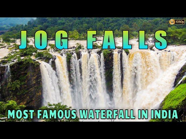 Jog Falls | Most Visited Falls in India | Aerial View | World  Famous Jog Falls | Karnataka Tourism