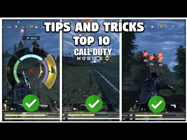 TOP 10 BATTLEROYALE TIPS AND TRICKS IN CODMOBILE | SEASON 8 UPDATE TIPS AND TRICKS | CODM TIPS