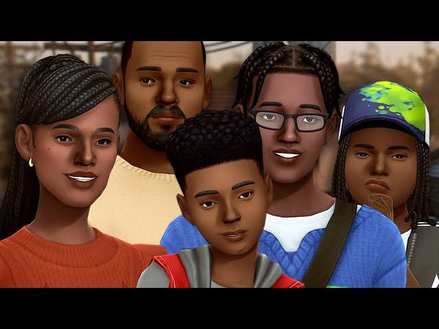 Creating a family for a save file in The Sims 4 (vanilla/cc free)