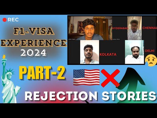 Facing F-1 Visa Rejection? Indian Students Share Their Stories!|us immigration Telugu|us rejection|