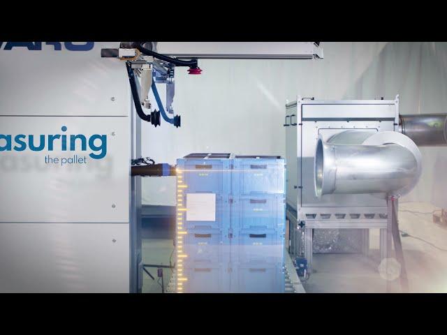 Automatic cutting and removal of stretch film / stretch wrap | VARO Unwrapper