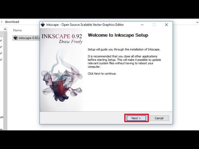 How To Download & Install Inkscape In Windows - Hindi