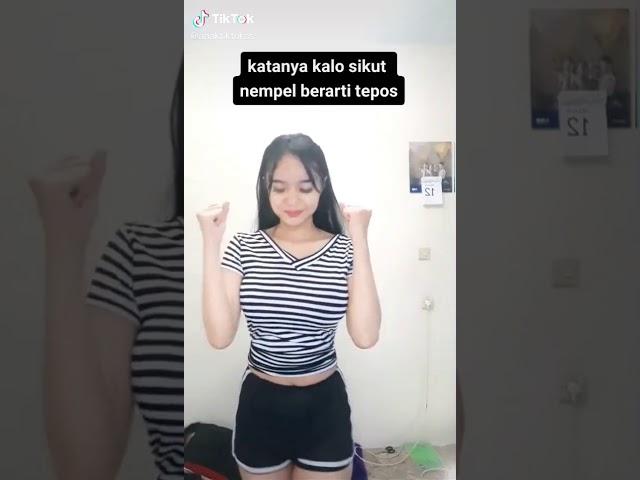 tiktok sikut chalenge cantik dan manis