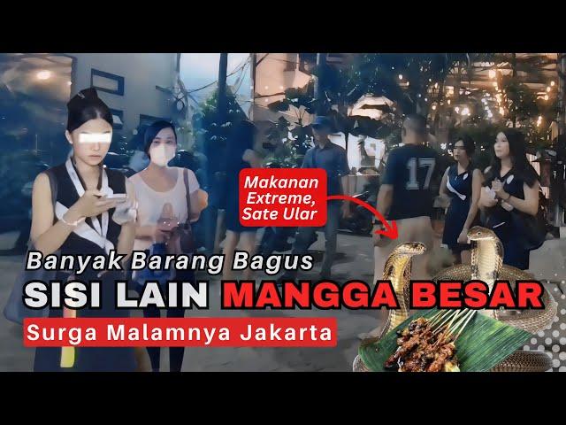 Sisi Lain MANGGA BESAR, Surga Malamnya Jakarta, Kuliner dan Makanan Extreme Ada di Sini