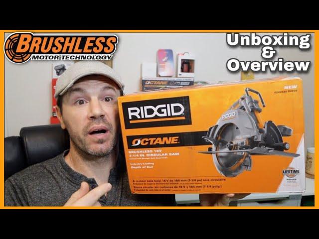 Best Cordless Circular Saw! RIDGID Octane Brushless 18V Circular Saw Unboxing And Overview!