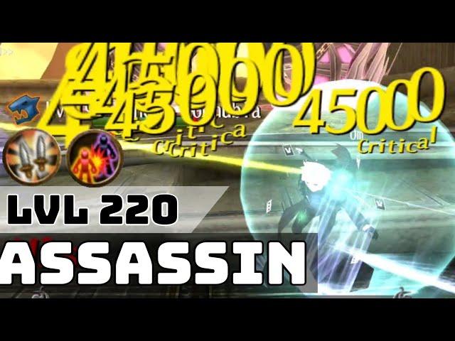 New Lvl 220 Assassin Build - No more spamming skills for damage - Toram Online