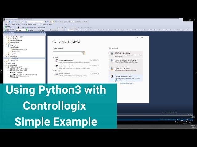 Using Python To Read PLC Data With Visual Studio By Importing Pycomm3