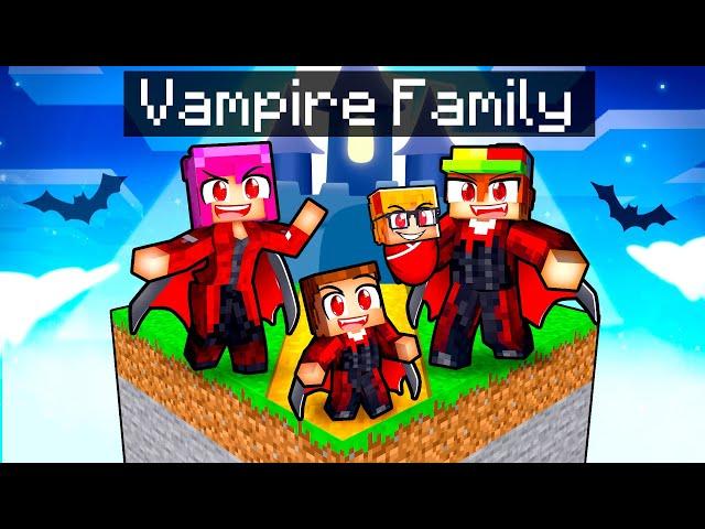 Having An VAMPIRE FAMILY in Minecraft!