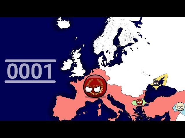 History of Europe (Every Year) Countryballs