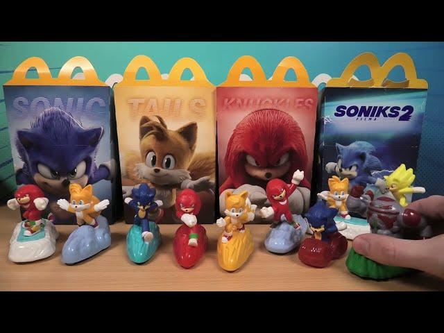 Sonic Movie 2 Happy Meal Toys