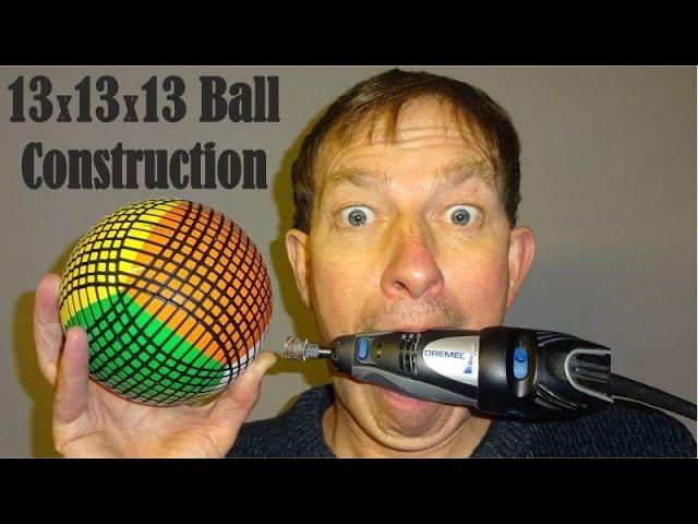 How to make a 13x13x13 Ball puzzle by Tony Fisher