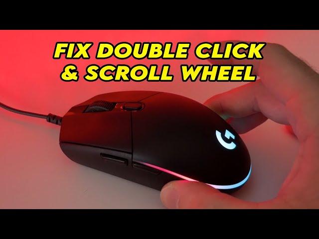 Fix Double Click Scroll Wheel on Logitech G203 Mouse