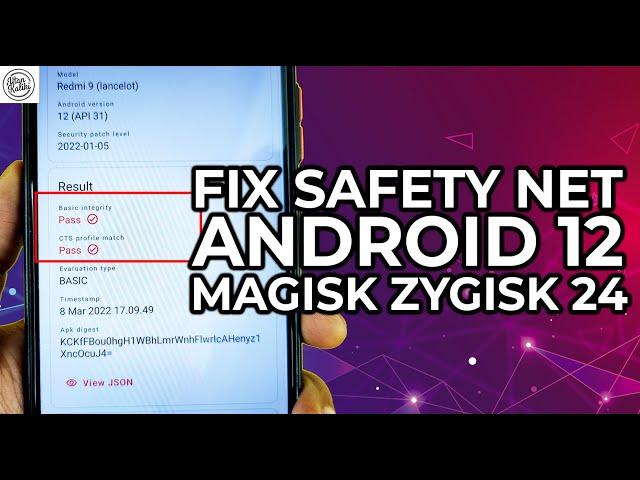 How to Fix SafetyNet Magisk Latest Android 12 - Fix SafetyNet Redmi 9 | Work All Android