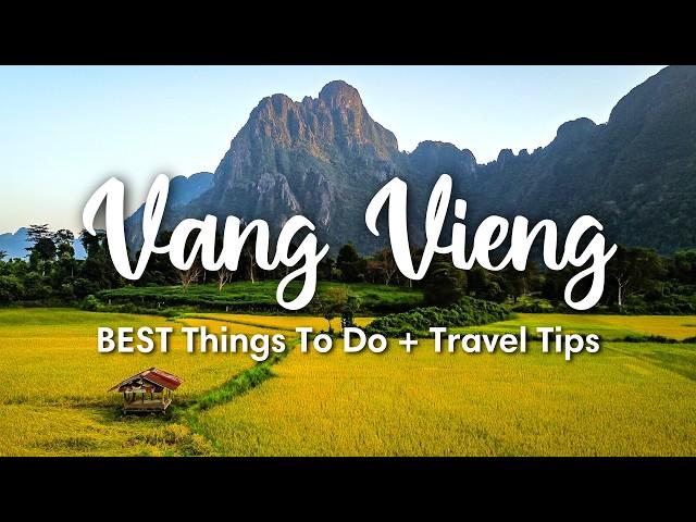 VANG VIENG, LAOS (2024) | 10 BEST Things To Do In & Around Vang Vieng
