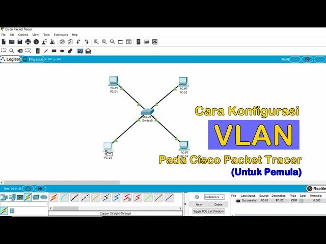 Tutorial - Cara Konfigurasi VLAN pada Cisco Packet Tracer (Untuk Pemula)