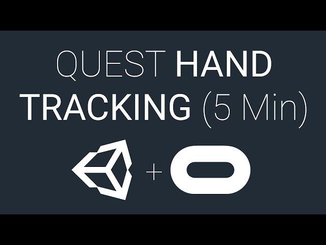 Unity VR: Oculus Quest Hand Tracking with Oculus Link (Unity 2019.3)