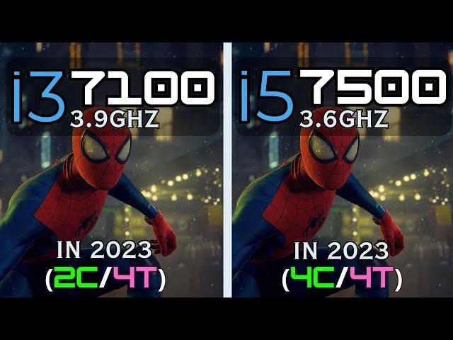 i3 7100 vs i5 7500 Tested in 12 Games | 1080p