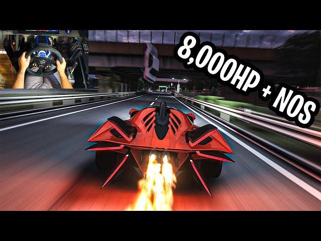 INSANE 8,000HP Apollo Project Evo - Assetto Corsa | Thrusmaster T818 Gameplay