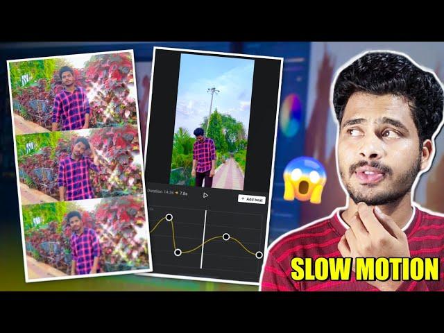 How to edit slowmotion videos in mobile || slow motion video Editing in Telugu || full tutorial 2024