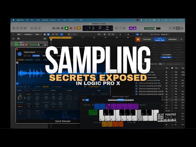 Sampling Secrets EXPOSED in Logic Pro X