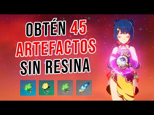 Guia Para FARMEAR ARTEFACTOS SIN GASTAR Resina | Genshin Impact Español