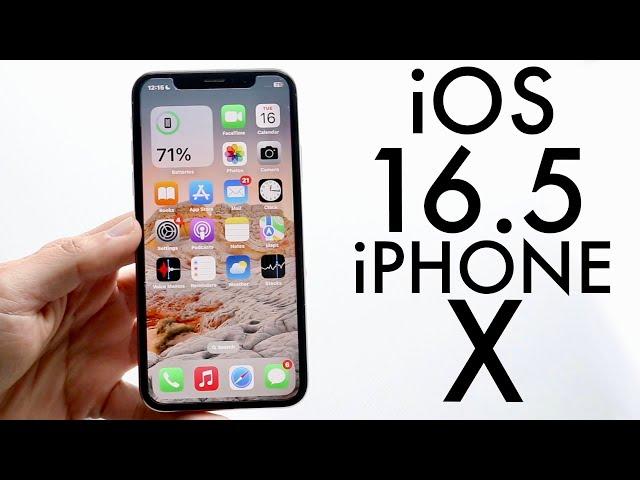 iOS 16.5 On iPhone X! (Review)