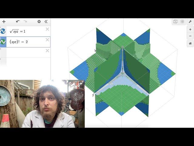 Creating Crazy 3D Graphs of Equations (Livestream)