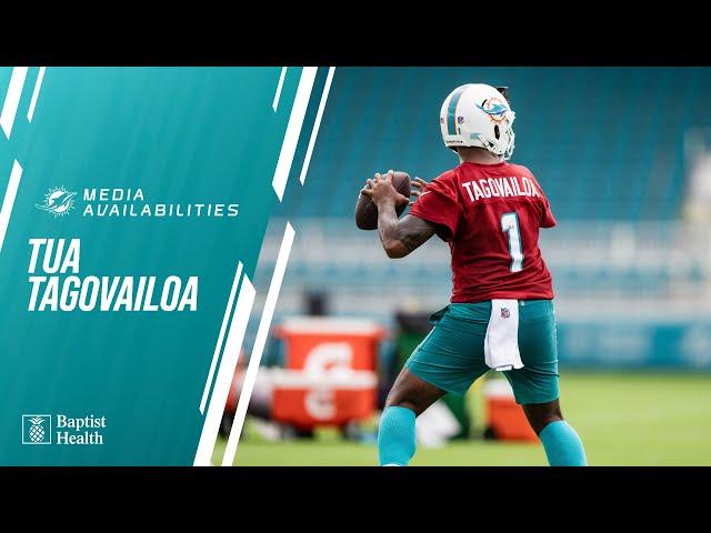 Tua Tagovailoa meets with the media | Miami Dolphins