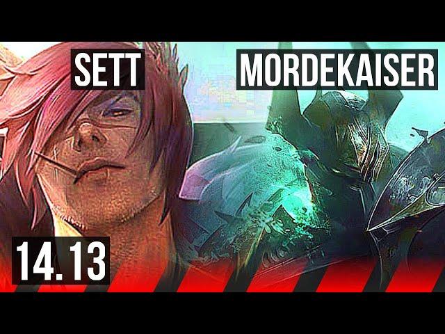 SETT vs MORDEKAISER (TOP) | 8/1/2, Dominating | EUW Master | 14.13