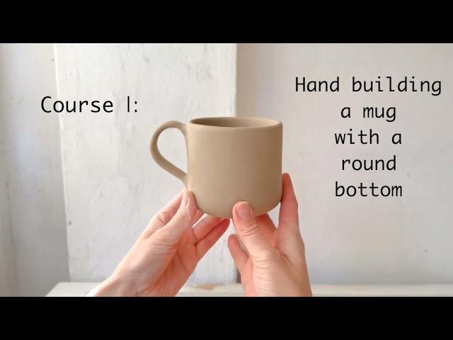 How to make a mug with a round bottom - English course Trailer