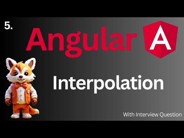 Interpolation in Angular tutorial #5  | Complete Angular 17+ Course