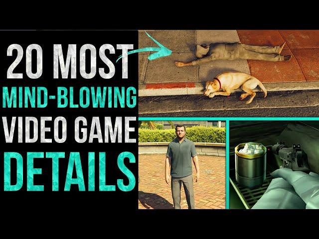 20 Most MIND-BLOWING Details in Video Games