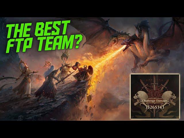 The Best FTP Boss Team There is!? || Dragonheir Silent Gods CBT2