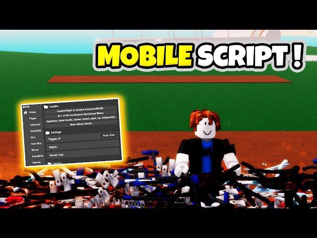  How to Use Butter on MOBILE ! [ Free ]  Lumber Tycoon 2 Scripts  | ROBLOX Scripts