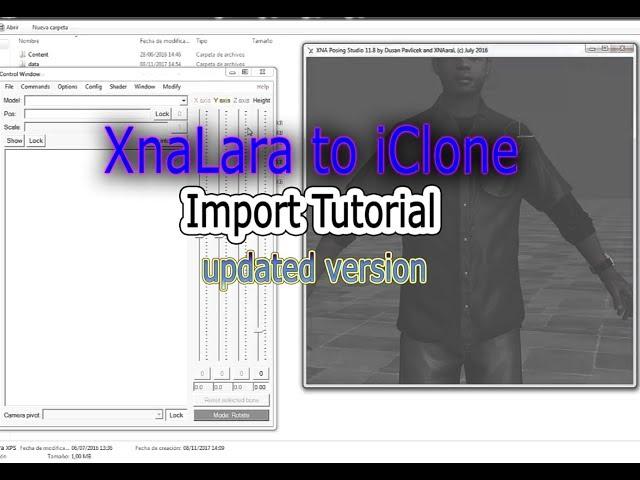 XnaLara to iClone | Import tutorial updated 2017