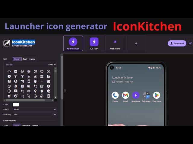 Launcher icon generator - IconKitchen Useful for any developer