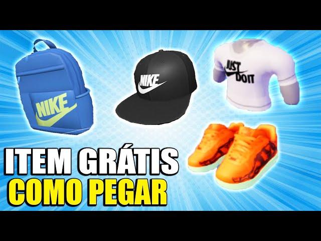 COMO GANHAR OS NOVOS ITENS GRATIS NO ROBLOX!  [Nike Elemental Backpack, Nike Pro Cap]