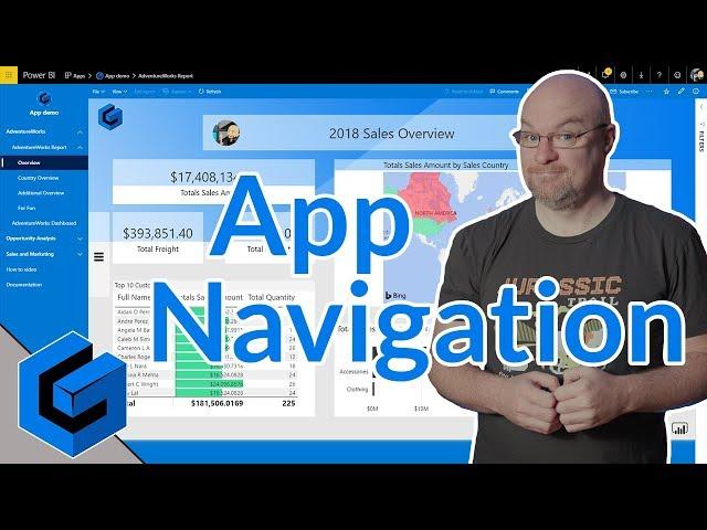 Power BI App Navigation